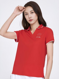 Футболка-поло KELME Short Sleeve Polo Shirt Red