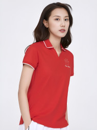 Футболка-поло KELME Short Sleeve Polo Shirt Red