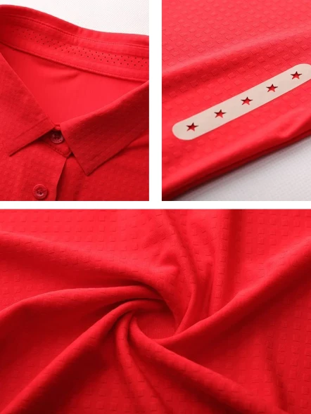 Футболка-поло KELME Short Sleeve Polo Shirt Red