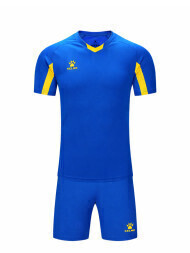 Детская футбольная форма KELME Children's Short-sleeved Football Uniform Set Yellow/Blue