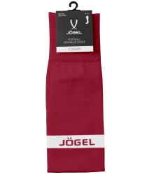 Гетры футбольные JOGEL CAMP ADVANCED SOCKS, гранатовый/белый