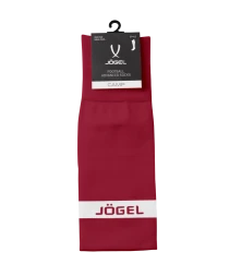 Гетры футбольные JOGEL CAMP ADVANCED SOCKS, гранатовый/белый