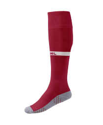 Гетры футбольные JOGEL CAMP ADVANCED SOCKS, гранатовый/белый