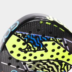 PALA DE PÁDEL GOLD PRO NEGRO AMARILLO FLÚOR