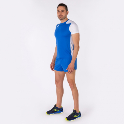 Футболка с коротким рукавом RECORD II Синий-белый