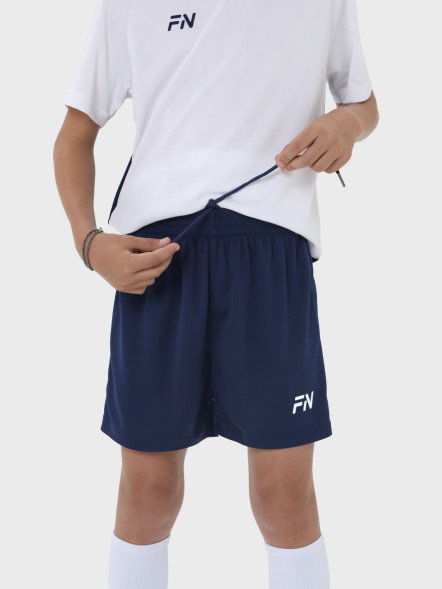 Детская футбольная форма FN Orbital Kid (White/Dark Blue)