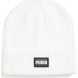 Шапка PUMA Ribbed Classic Cuff Beanie, 02403806, белый