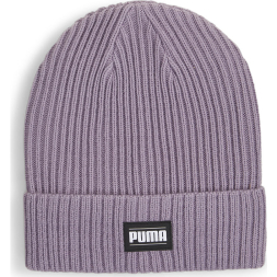 Шапка PUMA Ribbed Classic Cuff Beanie, 02403806, белый