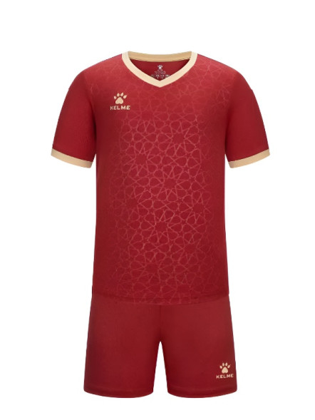 Детская футбольная форма KELME Football Suit Burgundy