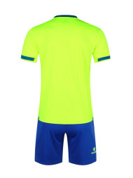 Детская футбольная форма KELME Short Sleeve Football Kid (Light Green/Blue)