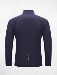 Олимпийка KELME Half Placket Long Sleeve T-Shirt Dark Blue