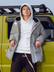 Пуховик KELME Medium Down Jacket Grey