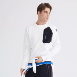 Свитшот KELME Men's Round Neck Sweater White