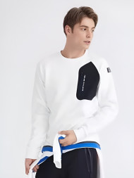 Свитшот KELME Men's Round Neck Sweater White