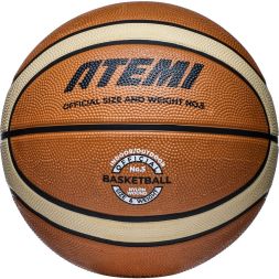 Мяч баскетбольный Atemi, р. 5, резина, 12 панелей, BB200N, окруж 68-71, клееный