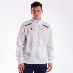 Костюм спортивный +ADRENALINA 3302-023-S, р.S, 100% полиэстер, бело-т.синий