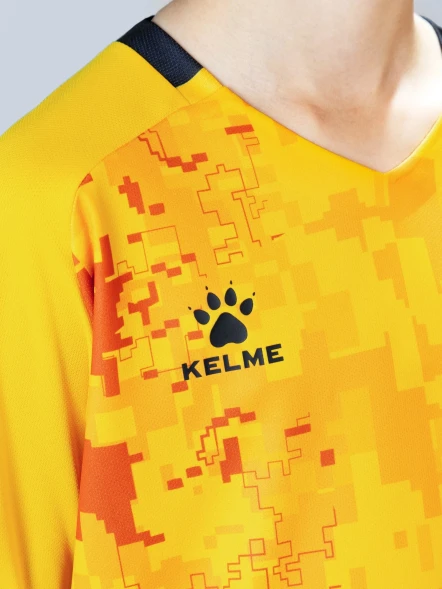 Детская вратарская форма KELME Long Sleeve Goalkeeper Suit Orange