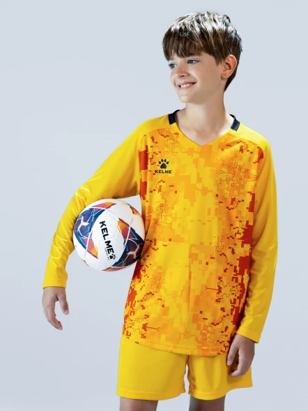 Детская вратарская форма KELME Long Sleeve Goalkeeper Suit Orange