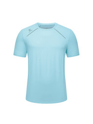 Футболка KELME Men's Round Neck T-Shirt Light Blue