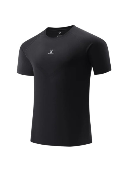 Термобелье (верх) KELME Lightweight Compression Short-sleeved Shirt Black