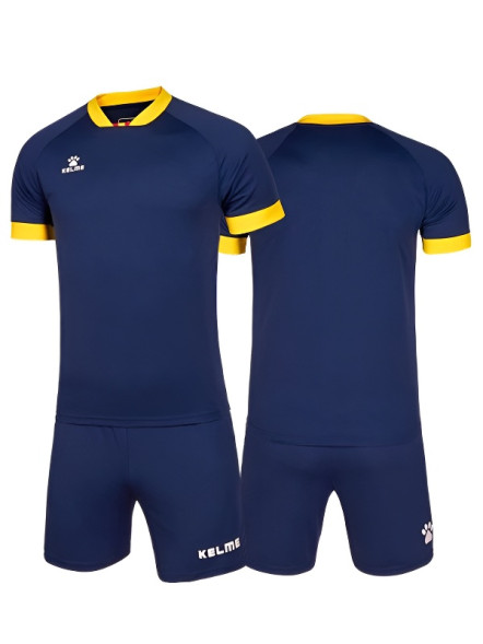Футбольная форма KELME Short Sleeve Football Uniform Dark Blue