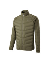 Пуховик KELME Lightweight Stand-up Collar Down Jacket Khaki