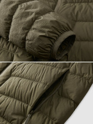 Пуховик KELME Lightweight Stand-up Collar Down Jacket Khaki