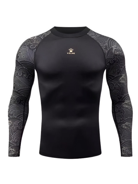 Термобелье (верх) KELME Fitness Compression Shirt Black