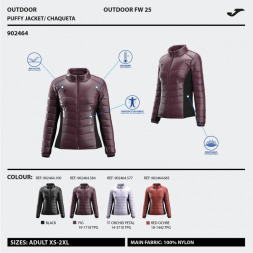 CHAQUETA LIGERA EXPLORER BURDEOS