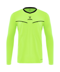 Лонгслив судейский JOGEL DIVISION PerFormDRY Referee LS Tee 2.0, желтый неон