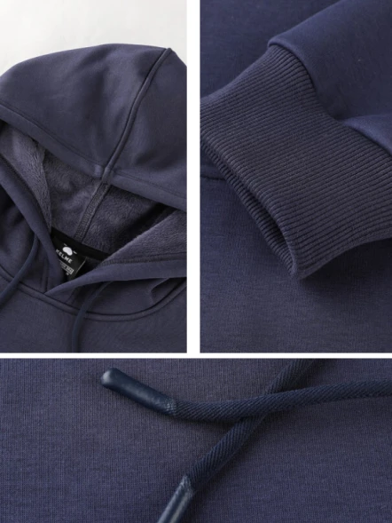 Худи KELME Fleece Hooded Sweatshirt Dark Blue