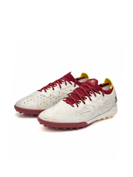 Детские шиповки KELME Children's Football Shoes (TF) (White/Dark Red)