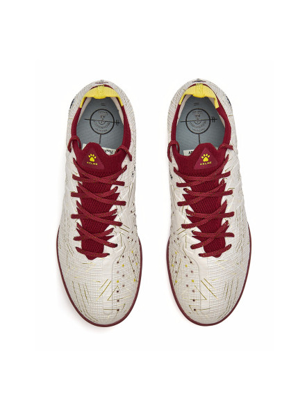 Детские шиповки KELME Children's Football Shoes (TF) (White/Dark Red)