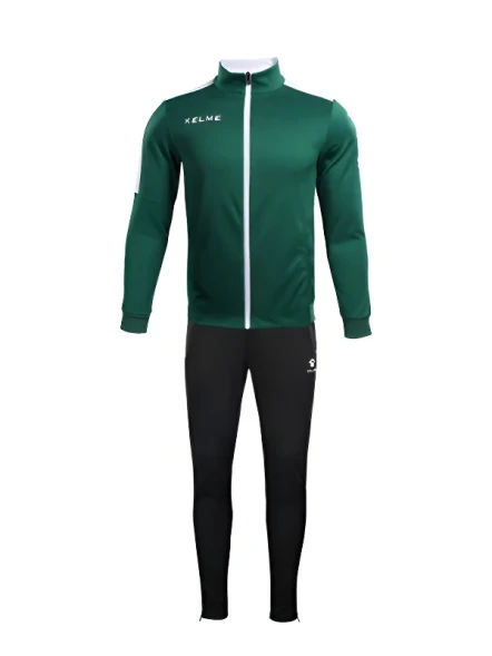 Детский спортивный костюм KELME Tracksuit (Green/Black)