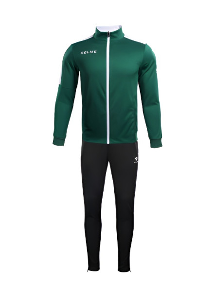 Детский спортивный костюм KELME Tracksuit (Green/Black)