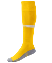 Гетры футбольные JOGEL CAMP ADVANCED SOCKS, желтый/белый