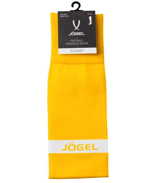 Гетры футбольные JOGEL CAMP ADVANCED SOCKS, желтый/белый