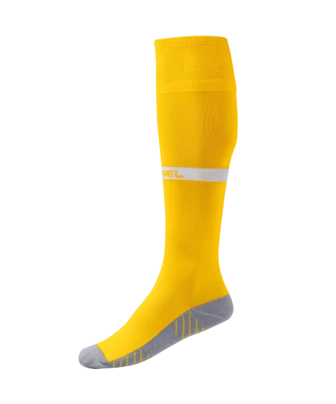 Гетры футбольные JOGEL CAMP ADVANCED SOCKS, желтый/белый