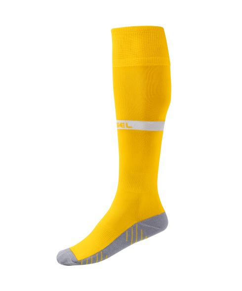 Гетры футбольные JOGEL CAMP ADVANCED SOCKS, желтый/белый