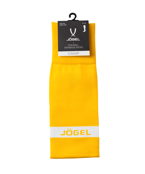 Гетры футбольные JOGEL CAMP ADVANCED SOCKS, желтый/белый