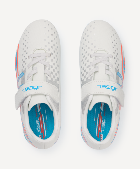 Бутсы футбольные JOGEL Evofly FG Talant White/blue, детский