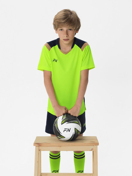 Детская футбольная форма FN Orbital Kid (Neon/Dark Blue)