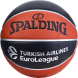 Мяч баск  SPALDING TF-500 Excel Euroleague р 7, 77101z, композит, коричнево-черный
