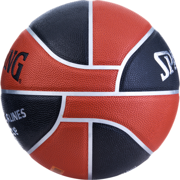 Мяч баск  SPALDING TF-500 Excel Euroleague р 7, 77101z, композит, коричнево-черный