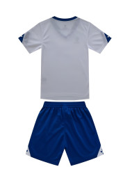 Детская футбольная форма KELME Short Sleeve Football Uniform (White/Blue)