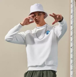 Свитшот KELME Men's Round Neck Sweater White