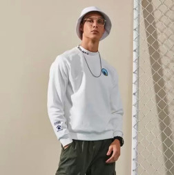 Свитшот KELME Men's Round Neck Sweater White