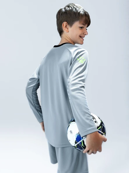 Детская вратарская форма KELME Long Sleeve Goalkeeper Suit Grey