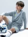 Детская вратарская форма KELME Long Sleeve Goalkeeper Suit Grey