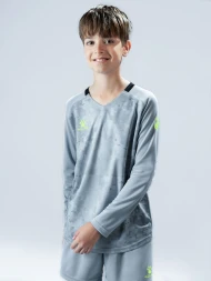 Детская вратарская форма KELME Long Sleeve Goalkeeper Suit Grey